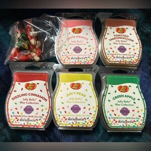 Scentsy Jelly Belly Bean Wax Melt Bar Rare set of five in box